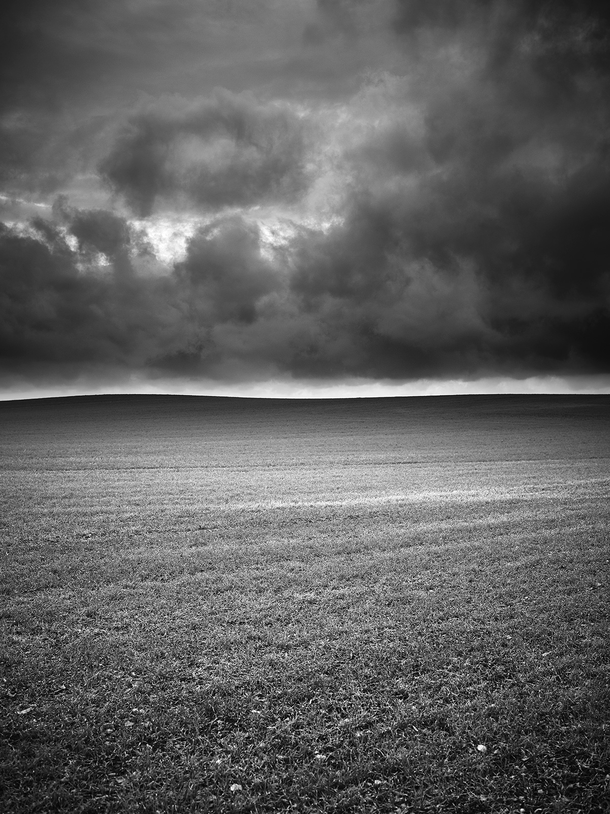 Sort-hvid Fotokunst "What A Day" af Jakob Evers