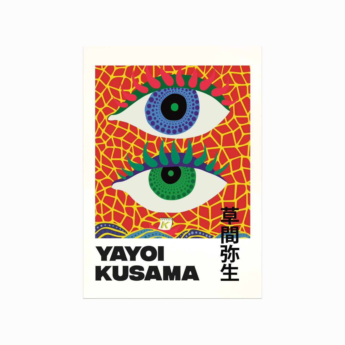 Yayoi Kusama Plakat - Farverige Øjne til Dit Hjem
