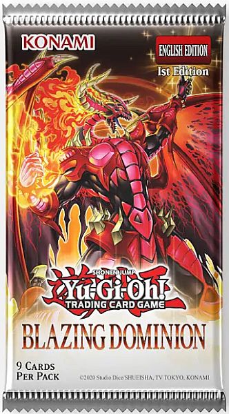 - -   Booster Pakke Blazing Dominion Booster Pack