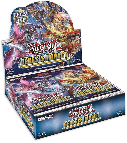Yu-Gi-Oh! Genesis Impact Booster Display med 24 Pakker