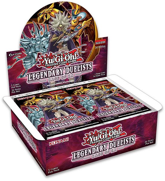 - -   Booster Pakke Legendary Duelists: Rage      1st Edition  Booster Display Box Med 36 Pakker