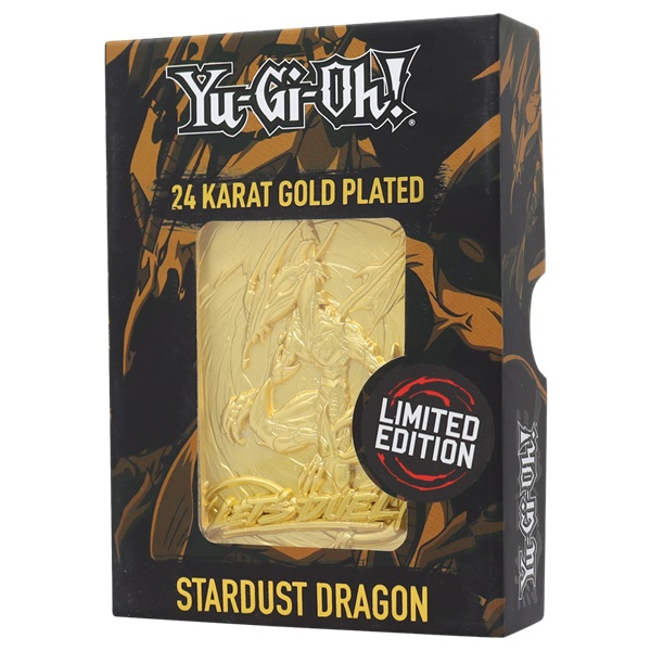 - -   Limited Edition Gold-plated Collectible Card: Stardust Dragon