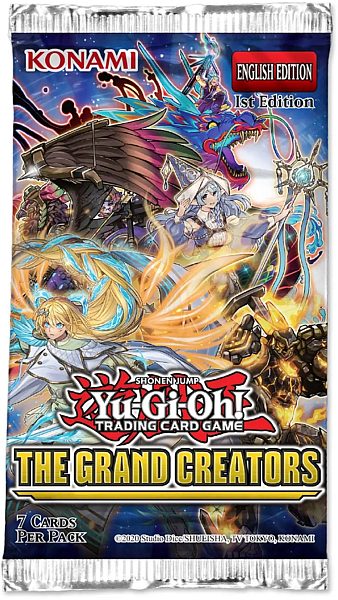 Yu-Gi-Oh! The Grand Creators Booster Pack - Lavpris!