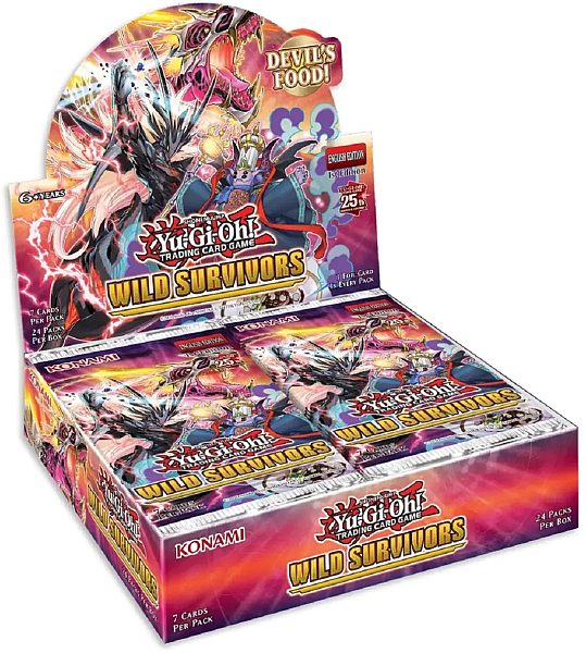 Yu-Gi-Oh Wild Survivors Booster Display - 24 Booster Packs
