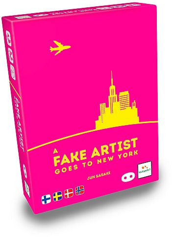Fake Artist Goes   New York  Dansk  Board Game