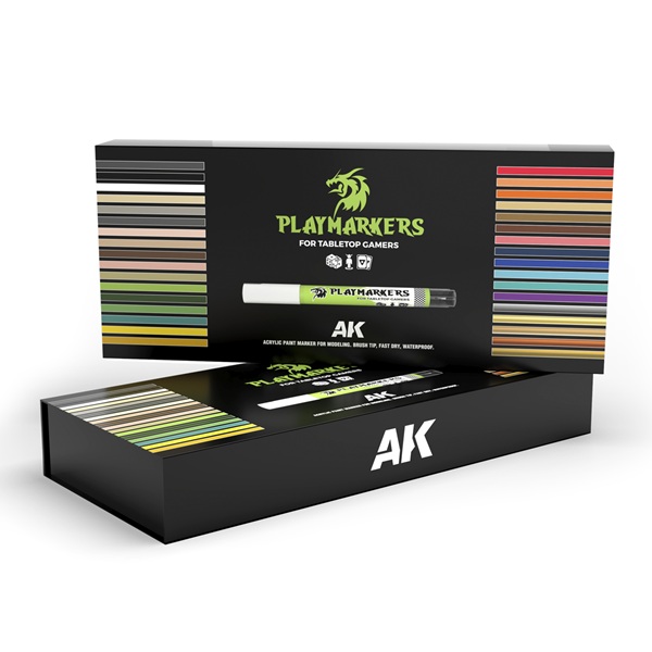 Interactive Playmarkers Set: Special Box  34 Paint Markers Malingstuscher