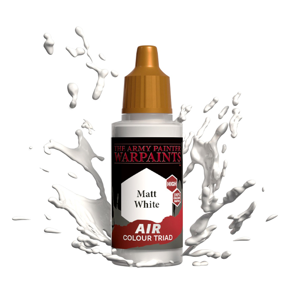 Army Painter Warpaints: Air Akrylfarver - Mat Hvid