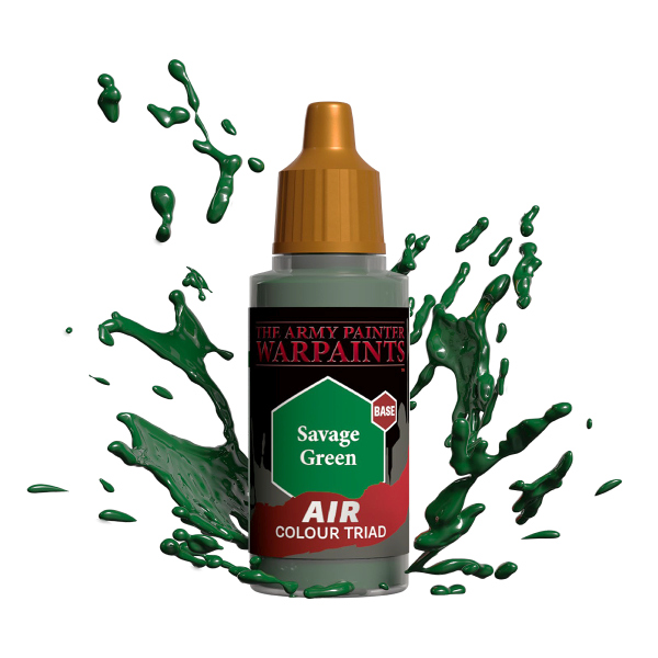 Army Painter Warpaints: Air Acrylics - Savage Green