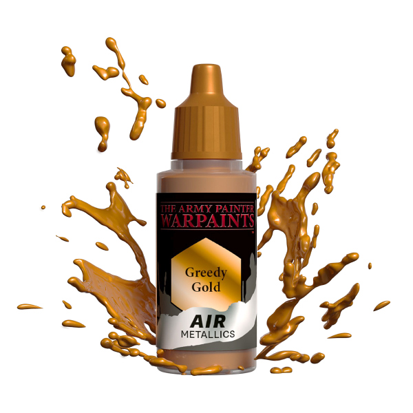 Army Painter Warpaints: Air Metallics - Greedy Gold