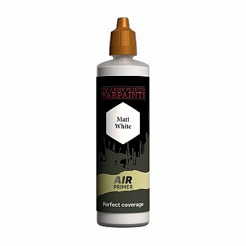 Army Painter Warpaints: Air Primer Matt Hvid 100ml
