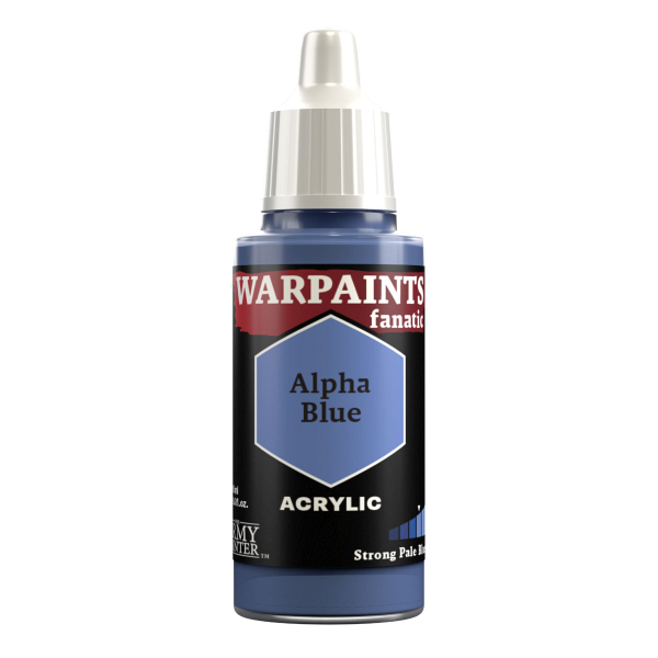 Army Painter Warpaints Fanatic: Akryl Alpha Blue Wp3022