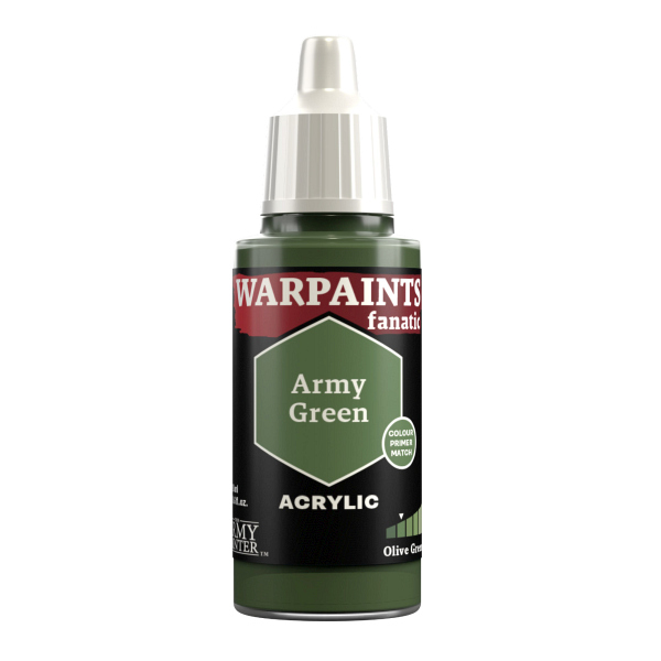 Army Painter Warpaints Fanatic: Akryl - Army Green