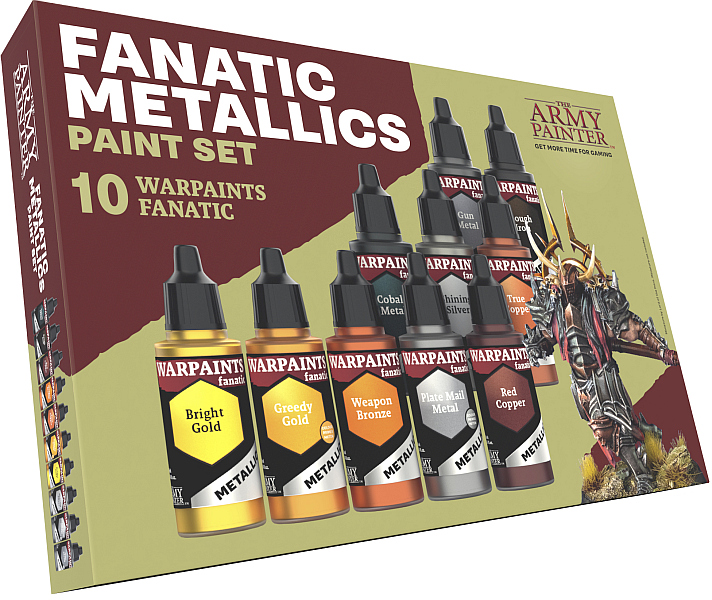 Army Painter Warpaints Fanatic Metallics Malingssæt Wp8069
