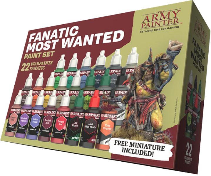 Army Painter Warpaints Fanatic Mest Eftertragtede Malersæt