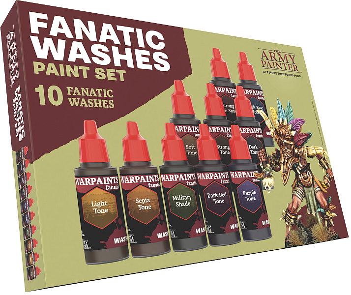 Army Painter Warpaints Fanatic Washes Malingssæt Wp8068
