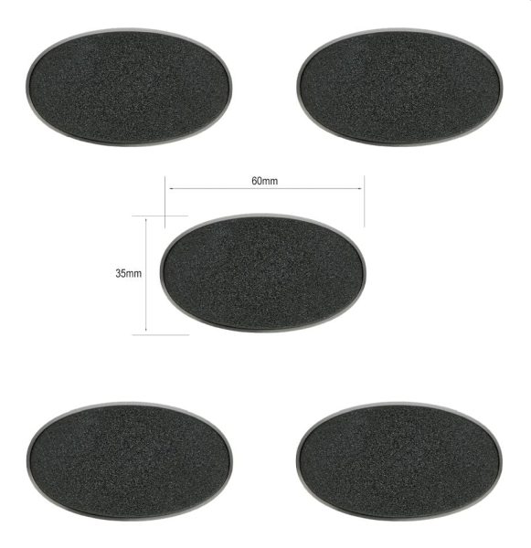 Baser Citadel 60x35mm Oval Bases  X5  99079999006