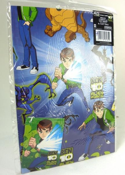 Ben 10 Alien Force Gavepapir med Gavekort til Børn