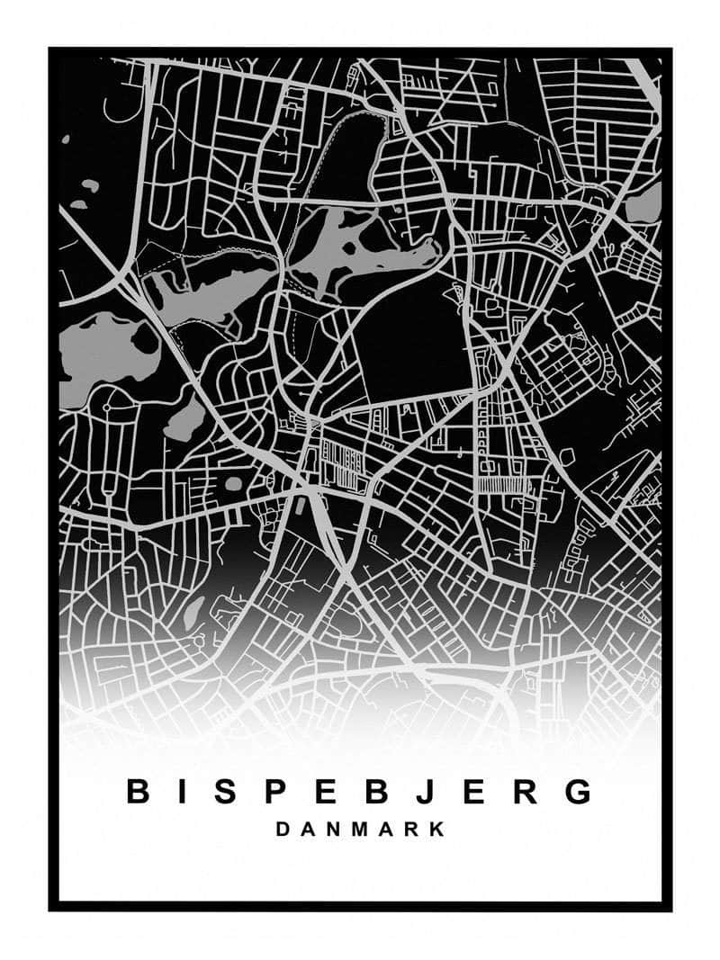 Bispebjerg Plakat - Unik Kunst til Dit Hjem!