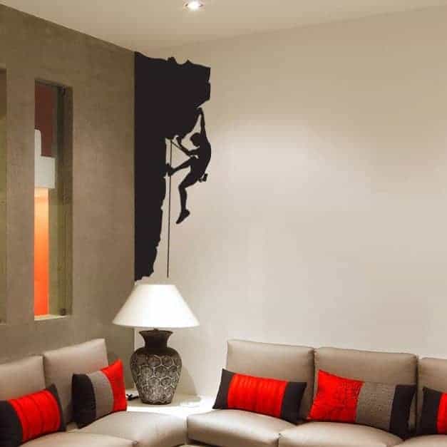 Bjergbestiger   Kanten Wallsticker