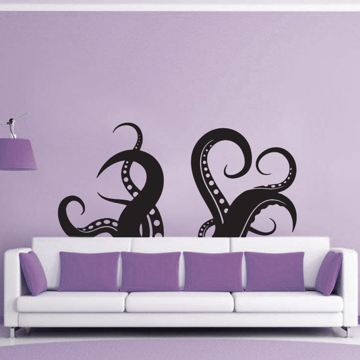 Blækspruttearme Wallsticker