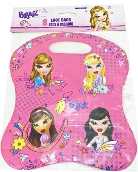 Bratz Fødselsdagsfest Loot Tasker i Pink - Fantastisk Tilbud!