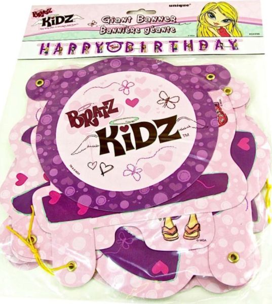 Bratz Kæmpe Fødselsdagsbanner til Festlig Dekoration