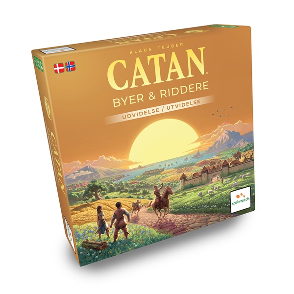 Catan: Byer   Riddere Expansion Udvidelse  Dansk 6th Edition  Opdateret 2017   Settlers