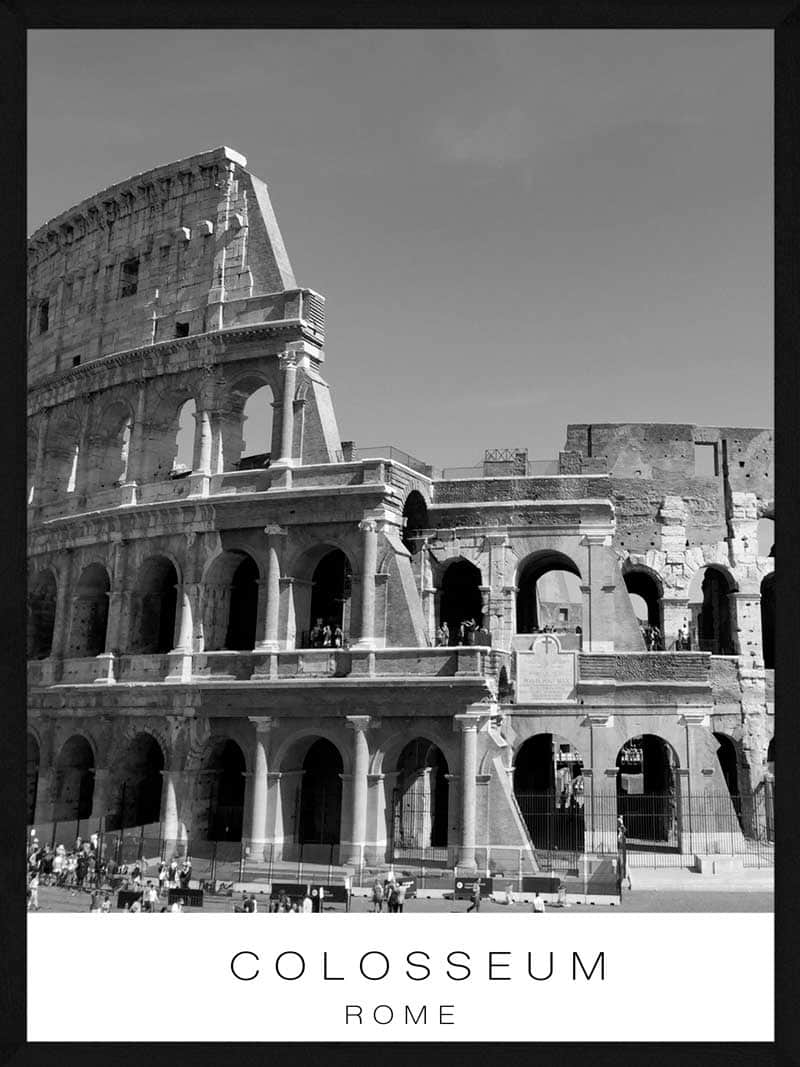 Colosseum Plakat - Imponerende udsigt til romersk monument