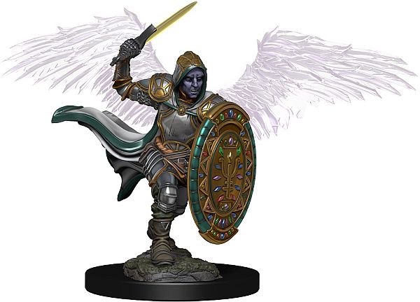 Dungeons   Dragons Icons   The Realms Premium Miniatures: Aasimar Male Paladin  Wzk93007
