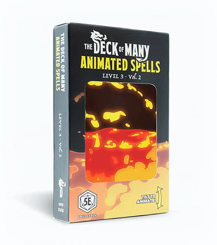 Deck med Animerede Besværgelser til Dungeons & Dragons 5e