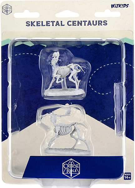 Kritiske Rolle: Umalede Skelet Centaur Miniaturer