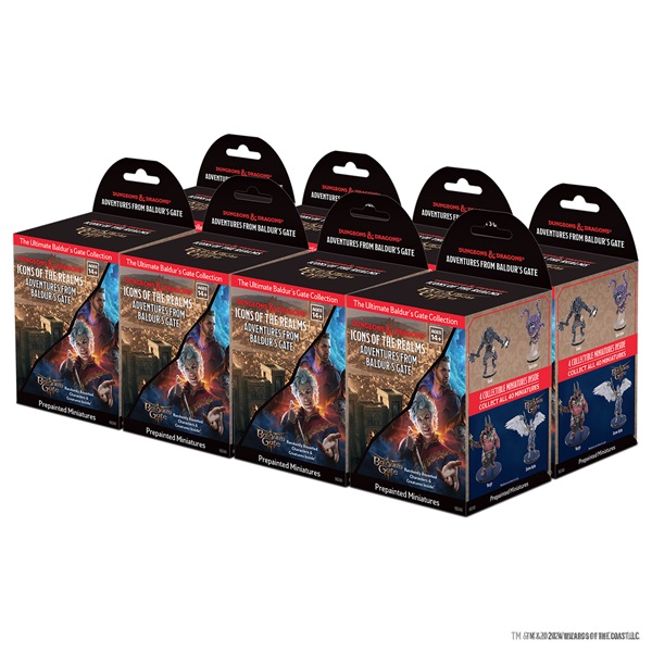 Fantasy Miniatures Icons   The Realms: Adventures From Baldur   Gate Booster Brick  32 Figurer