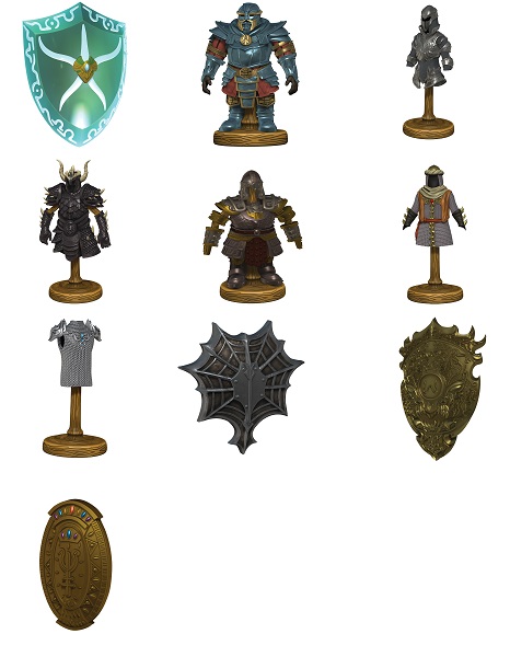 D&D Miniature Tokens: Magiske Rustningsikoner på Udsalg!