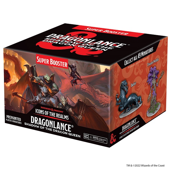Fantasy Miniatures Set 25 Icons   The Realms: Dragonlance: Shadow   The Dragon Queen Super Booster Pack    Huge Rare Figurer