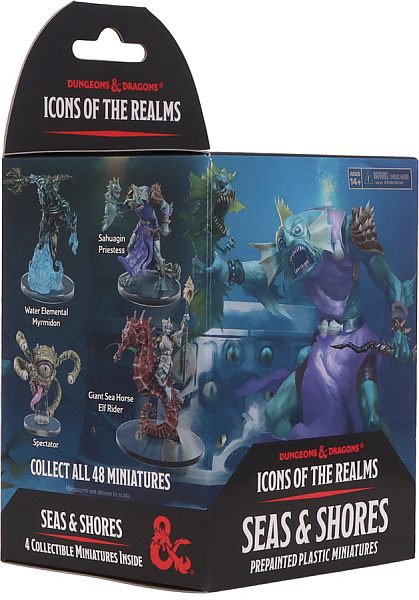 Fantasy Miniatures Set 28 Icons   The Realms: Seas   Shores Booster Pack    Figurer