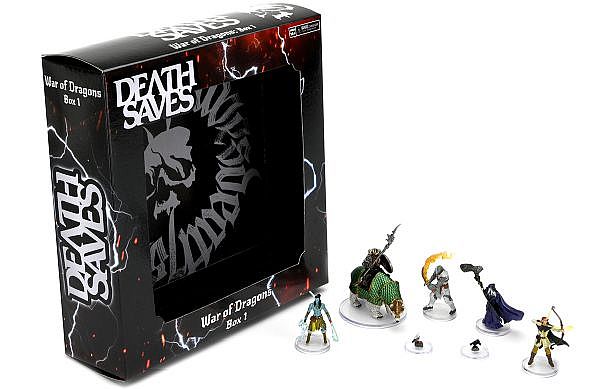 Death Saves Premium Painted Miniatures: War   The Dragons Box