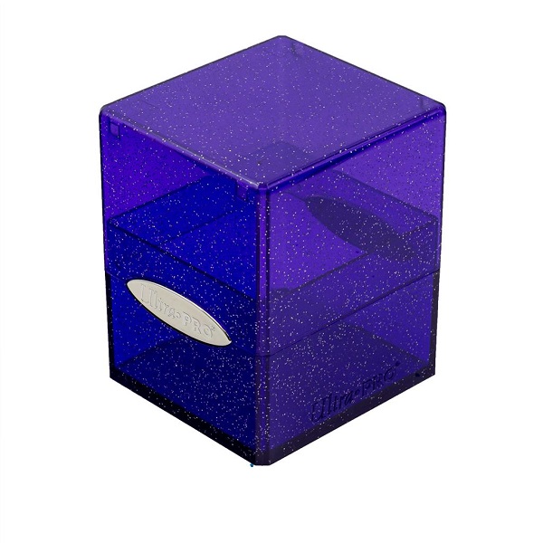 Deck Box Satin Cube: Glitter Purple  Lilla  Ultra Pro  16010