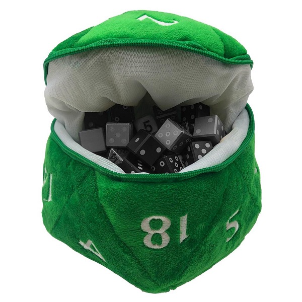 Dice Bag     Dungeons And Dragons D20: Green    195 184     Terningepose Gamer Pouch  Ultra Pro  15758