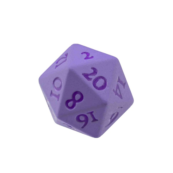 D20 Terninger - Heavy Metal: Vivid Purple - Ultra Pro