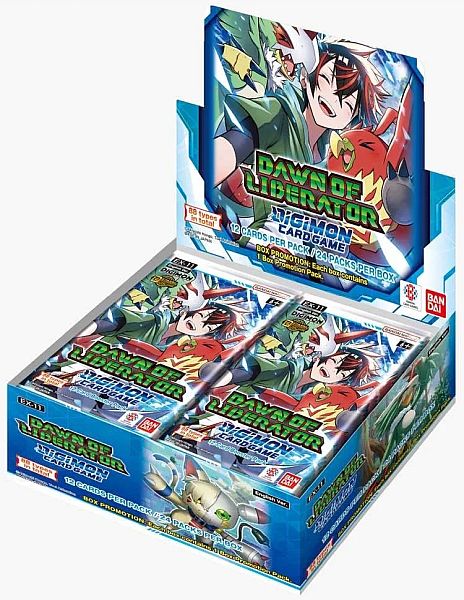 Digimon Card Game Ex11: Dawn   Liberator Booster Box  Display  24 Packs
