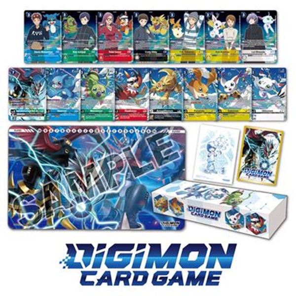 Digimon Kortspil - Adventure 02: The Beginning Set med Playmat