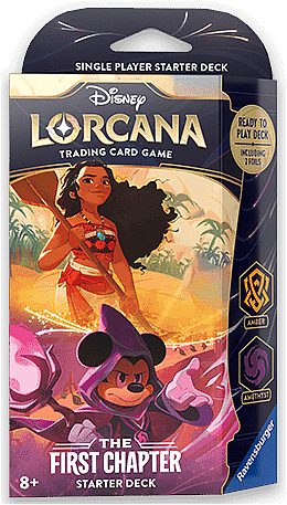 Disney Lorcana Tcg: Starter Deck - Amber Amethyst Moana