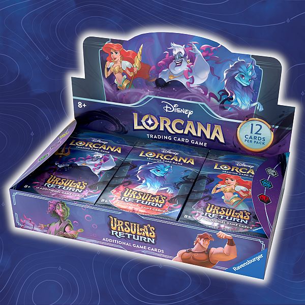 Disney Lorcana TCG: Ursula Booster Box med 24 Pakker