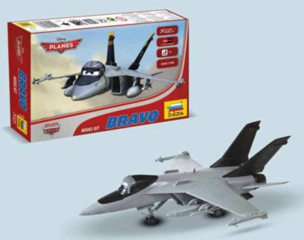 Disney Planes: Bravo Plastmodel Sæt - Fantastisk Tilbud!