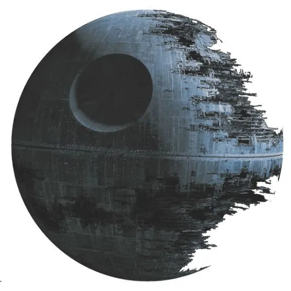 Dødsstjernen Wallsticker – Star Wars Vægkunsttilbud!