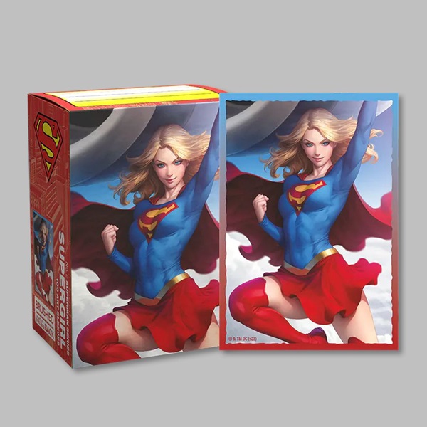 Dragon Shield Deck Protectors Brushed Art Sleeves: Supergirl 100 Lommer Dragonshield Sleeves   -16096