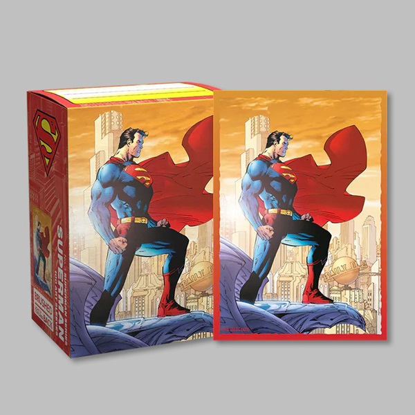 Dragon Shield Deck Protectors Brushed Art Sleeves: Superman   100 Lommer Dragonshield Sleeves   -16097