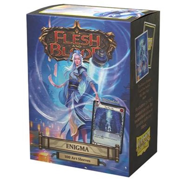 Dragon Shield Deck Protectors Matte Art Sleeves: Flesh And Blood Part The Mistveil: Enigma 100 Lommer   Exclusive Promo Dragonshield Sleeves   -16105