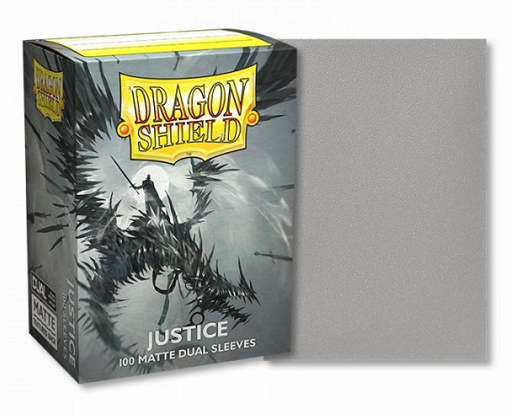 Dragon Shield Deck Protectors Matte Dual: Justice 100 Lommer Dragonshield Sleeves   -15061