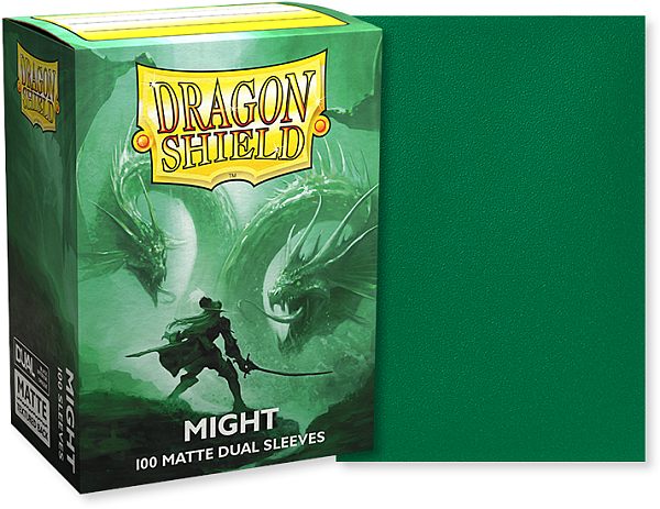 Dragon Shield Matte Dual Deck Protectors: Might 100 Lommer